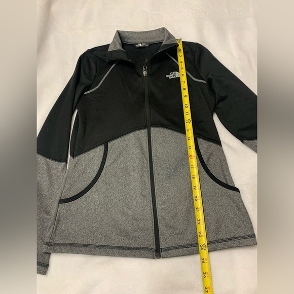 The North Face Women's Athletic Jacket Full Zip Black Gray Size S - Picture 7 of 10